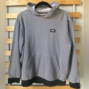 Black and white checkered Vans hoodie